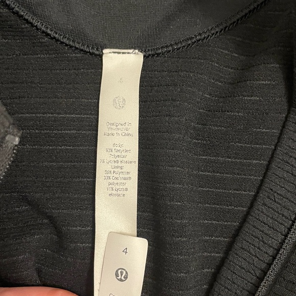 Lululemon Cold-weather Textured Running Top Size 4 - Picture 8 of 10